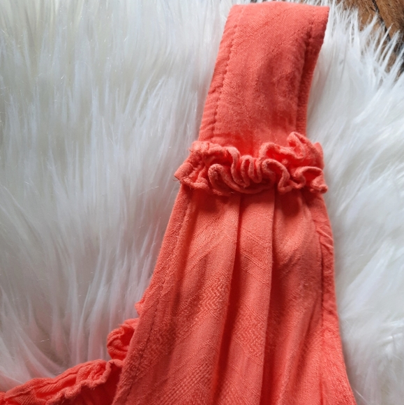 Anthropologie Maeve Bretta Gathered Orange Tank - Picture 10 of 16